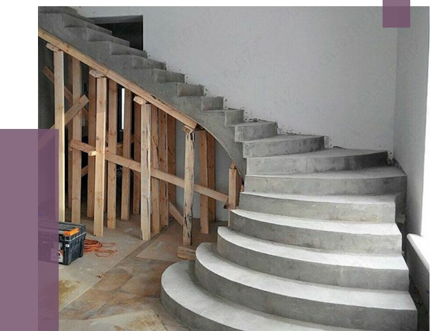Изготовление бетонных лестниц под ключ в Апшеронске от 19984 руб. | ПРОЛЁТ-Пшр