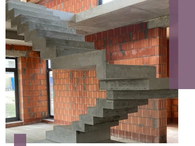 Изготовление бетонных лестниц под ключ в Апшеронске