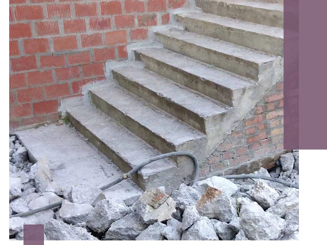 Демонтаж бетонных лестниц в Апшеронске: быстро и безопасно