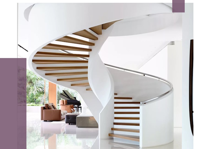 Винтовые лестницы в Апшеронске под ключ от 48678 руб. | ПРОЛЁТ-Пшр