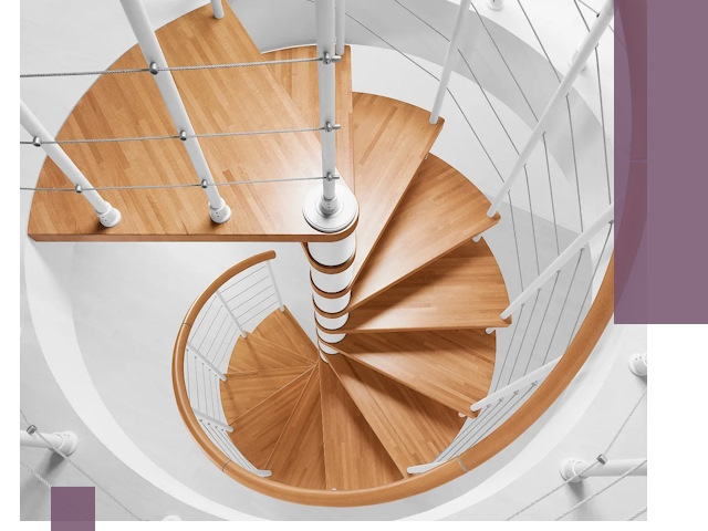 Изготовление винтовых лестниц под ключ в Апшеронске