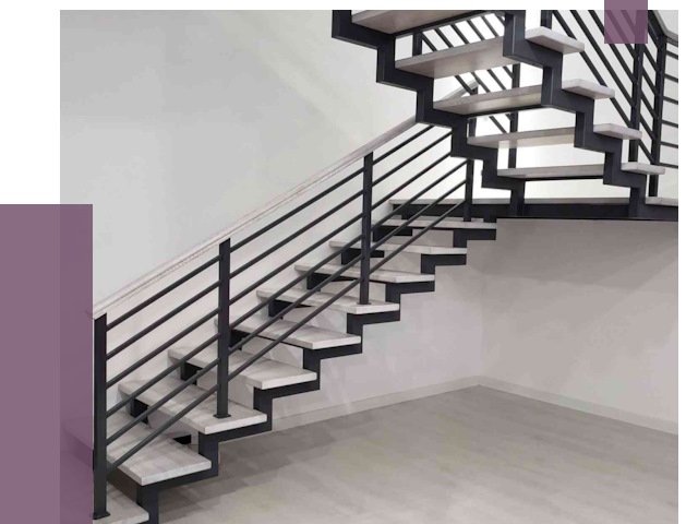 Лестницы на металлокаркасе под ключ в Апшеронске от 12810 руб. | ПРОЛЁТ-Пшр