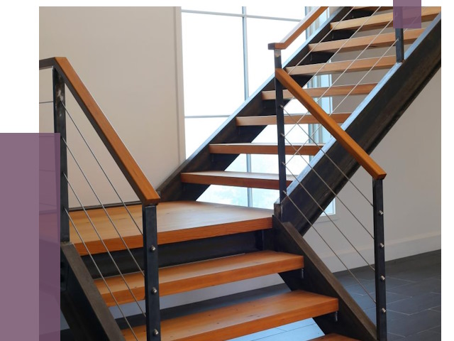 Изготовление лестниц на металлокаркасе в Апшеронске от 18959 руб. | ПРОЛЁТ-Пшр