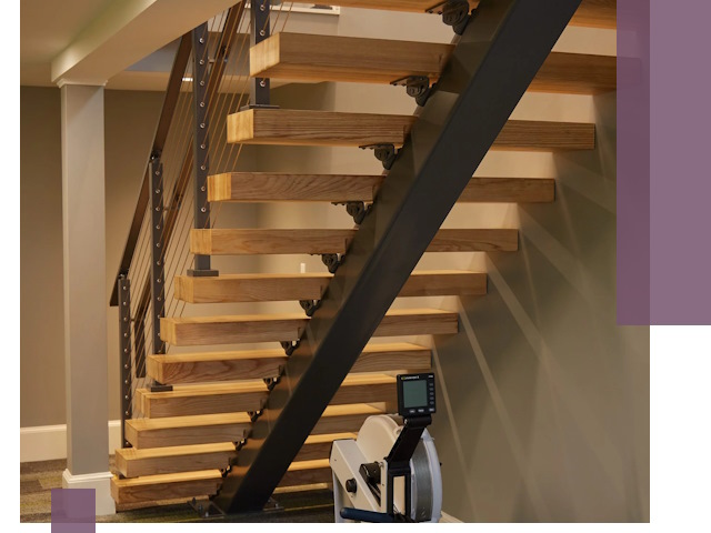 Лестницы на монокосоурах под ключ в Апшеронске - изготовление и монтаж