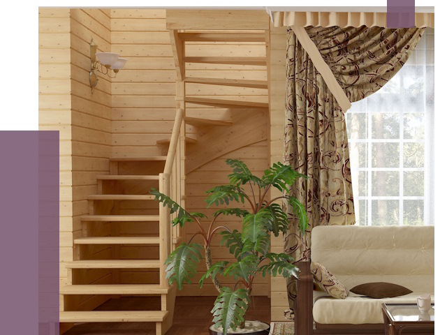 Лестницы для дачи в Апшеронске от 76091 руб.  | ПРОЛЁТ-Пшр