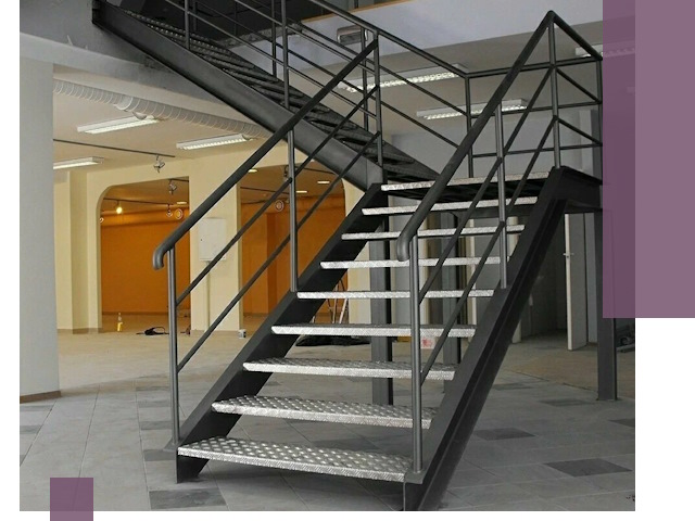 Лестницы для офиса в Апшеронске: изготовление, монтаж, демонтаж