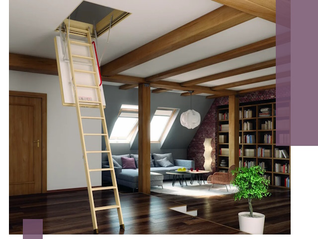 Чердачные лестницы под ключ в Апшеронске: изготовление и монтаж