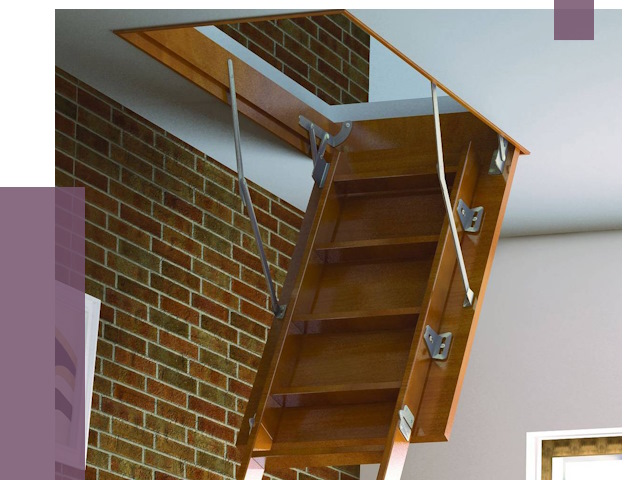 Установка чердачной лестницы в Апшеронске от 7840 руб. | ПРОЛЁТ-Пшр