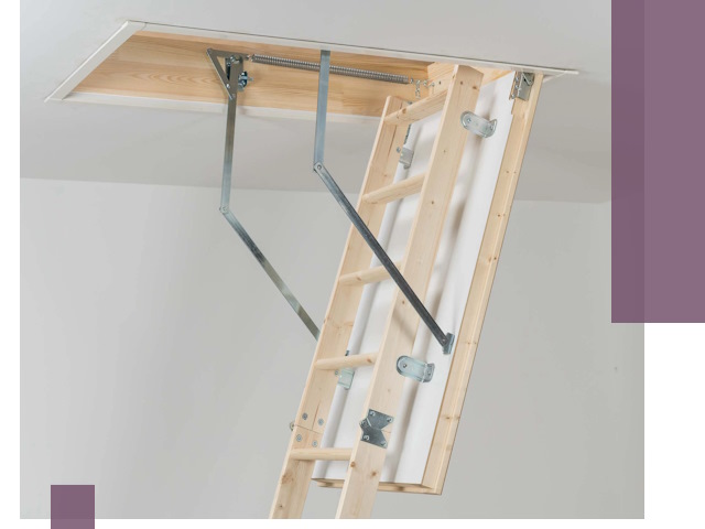 Установка чердачной лестницы под ключ в Апшеронске