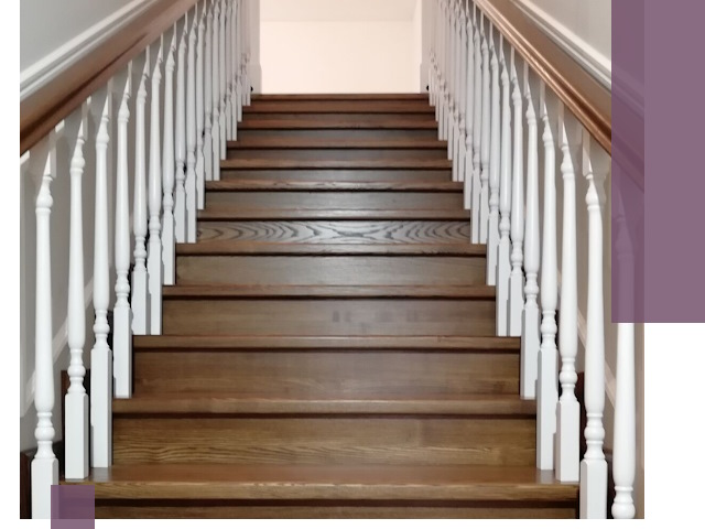 Лестницы из ясеня на заказ в Апшеронске — изготовление и монтаж