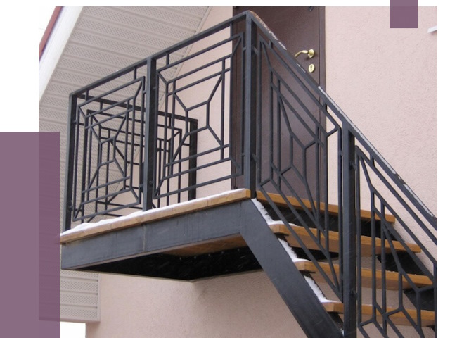 Металлические перила в Апшеронске от 4304 руб.  | ПРОЛЁТ-Пшр