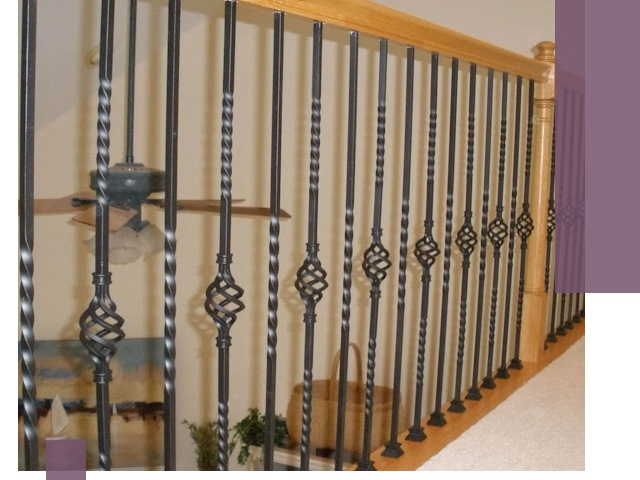 Изготовление и монтаж кованных перил в Апшеронске под ключ