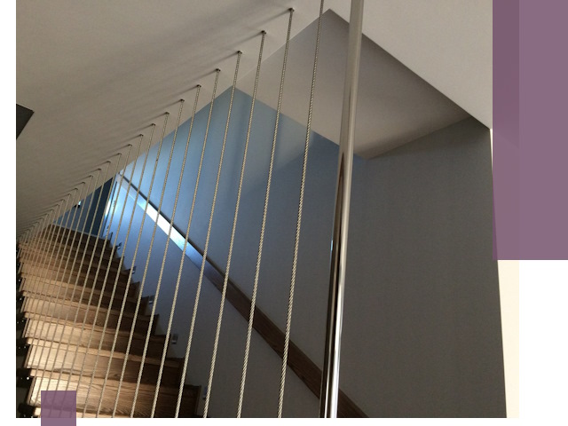 Тросовые перила под ключ в Апшеронске — производство и монтаж