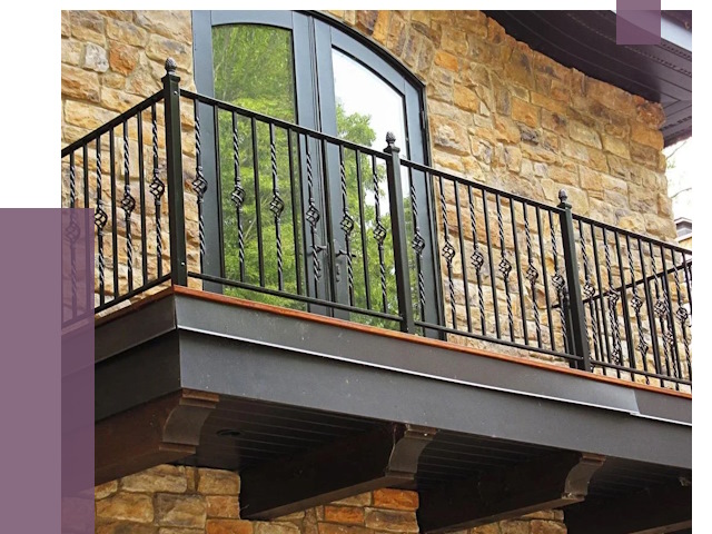 Балконные ограждения в Апшеронске от 8045 руб. — купить | ПРОЛЁТ-Пшр