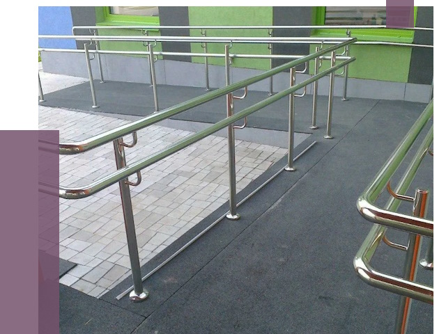 Ограждения пандусов в Апшеронске от 4355 руб. монтаж | ПРОЛЁТ-Пшр