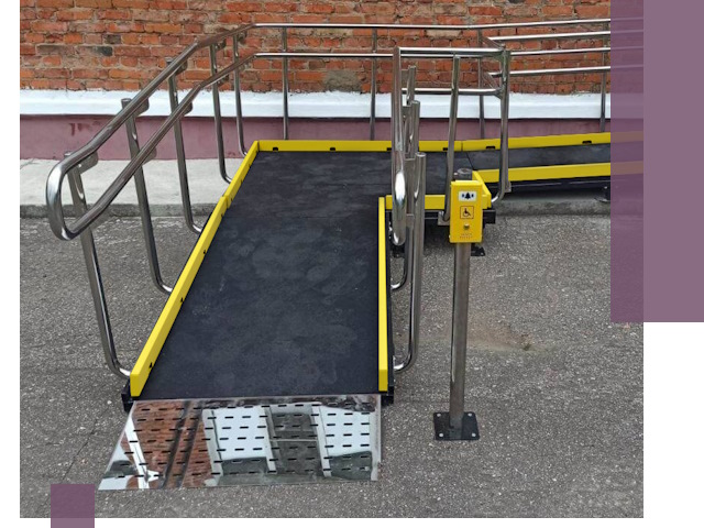 Изготовление наклонных пандусов для инвалидов в Апшеронске