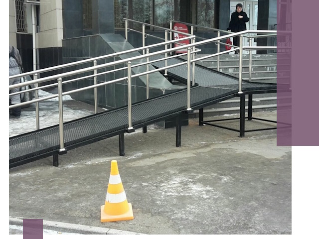 Стационарные пандусы под ключ в Апшеронске — изготовление и монтаж