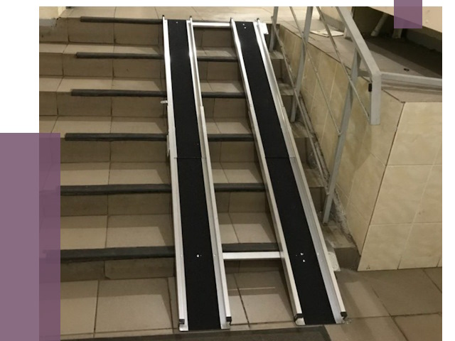 Установка пандуса в подъезд в Апшеронске от 7993 руб. под ключ | ПРОЛЁТ-Пшр