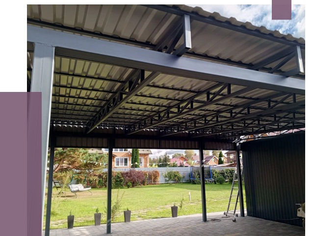 Монтаж навесов в Апшеронске от 7379 руб. — установка навеса | ПРОЛЁТ-Пшр