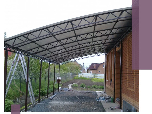 Профессиональный монтаж навесов под ключ в Апшеронске