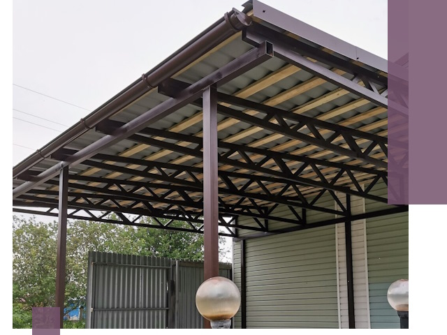 Навесы под ключ в Апшеронске: изготовление, монтаж и гарантия