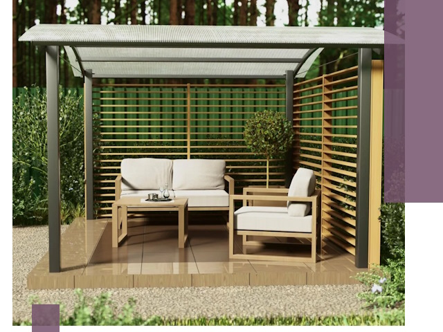 Навесы для дачи в Апшеронске: изготовление, монтаж и демонтаж