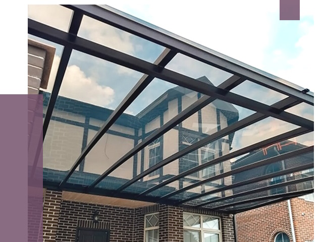 Навесы из поликарбоната в Апшеронске от 8629 руб. под ключ — ПРОЛЁТ-Пшр