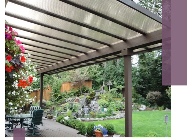 Навесы из поликарбоната под ключ в Апшеронске быстро и надёжно