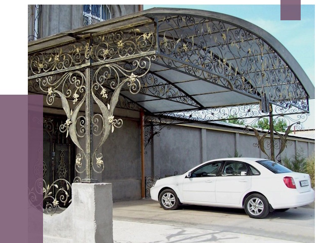 Кованые навесы в Апшеронске от 14603 руб. | ПРОЛЁТ-Пшр