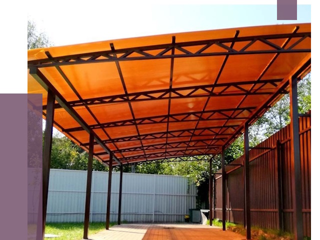 Односкатные навесы под ключ в Апшеронске от 13169 руб. 