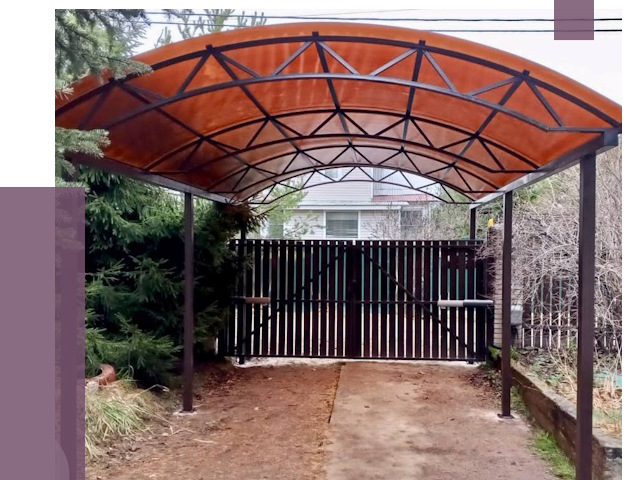 Арочные навесы в Апшеронске от 12759 руб. — изготовление и монтаж | ПРОЛЁТ-Пшр