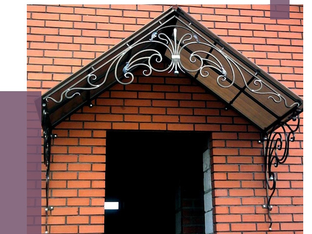 Металлические козырьки в Апшеронске от 10709 руб. 