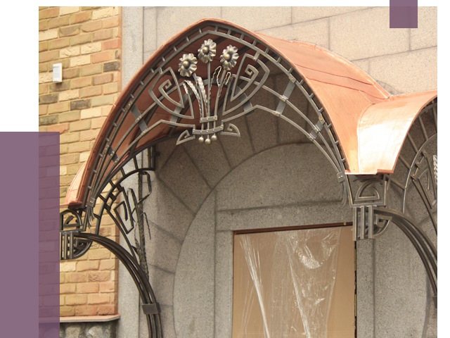 Арочные козырьки в Апшеронске от 14603 руб. 