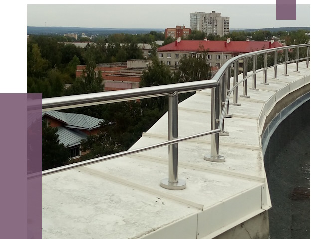 Парапеты и ограждения кровли в Апшеронске от 4970 руб. 