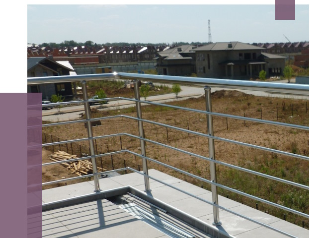 Парапеты из нержавеющей стали в Апшеронске от 7993 руб. за м² | ПРОЛЁТ-Пшр