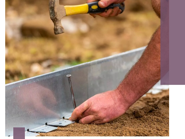 Монтаж металлических бордюров в Апшеронске быстро и качественно