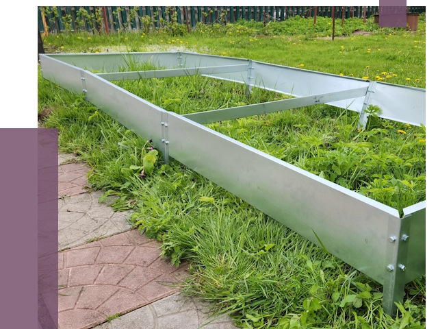 Металлические бордюры для грядок в Апшеронске от 1793 руб. 