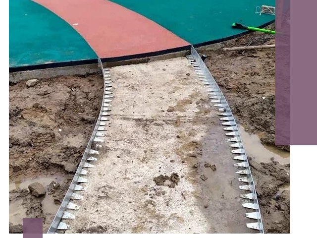 Металлические бордюры для дорожек в Апшеронске — монтаж и изготовление