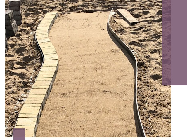 Металлические бордюры для тротуаров в Апшеронске — прочные и долговечные