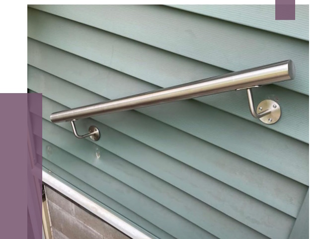 Поручни из нержавеющей стали в Апшеронске от 7686 руб.  | ПРОЛЁТ-Пшр